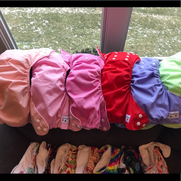 Alva Baby Reusable Pocket Cloth Diapers NEVER USED - Picture 4 of 5